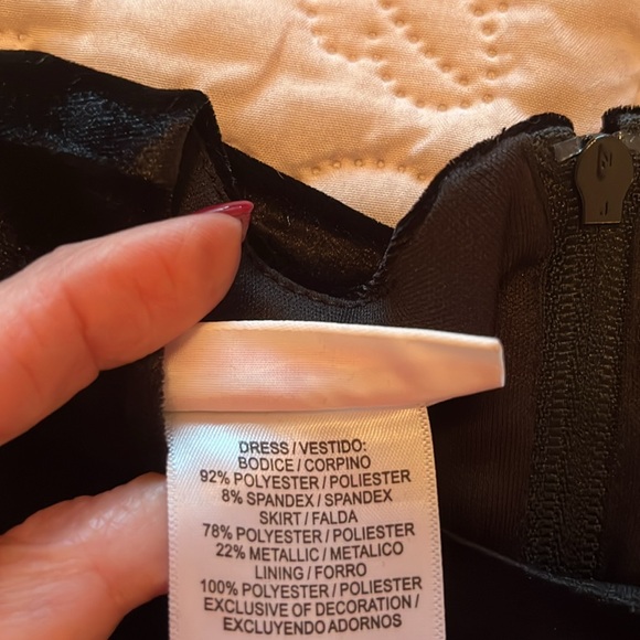 NWT Bonnie Jean Plaid Velvet Bow Dress - Picture 10 of 10